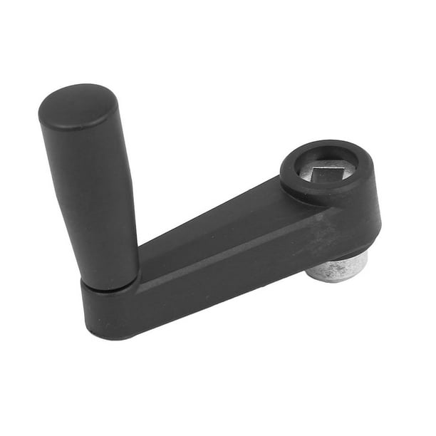 Nylon Crank Handle with a Round or Square Installation Hole and a Revolving Handle for Machine Tool 5pcs Square Hole 10x10x80 Nylon Crank Handle with a Round or Square Installation Hole and a Revolving Handle for Machine Tool 5pcs Square Hole 10x10x80